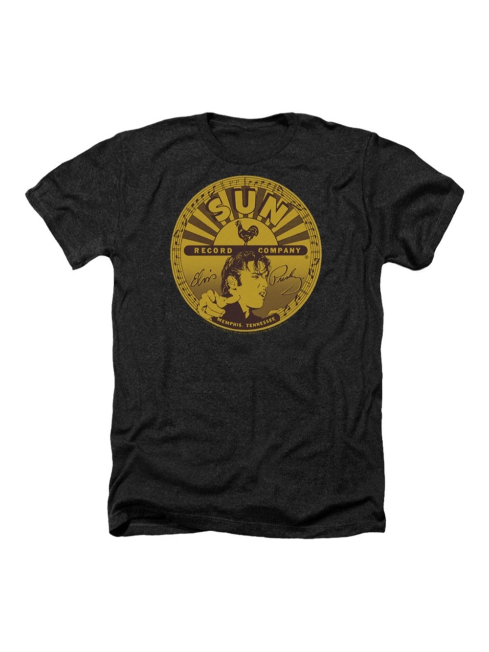 Sun Records Elvis Full Label T-Shirt